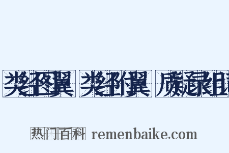 类经图翼·类经附翼·质疑录组词是什么意思的图片